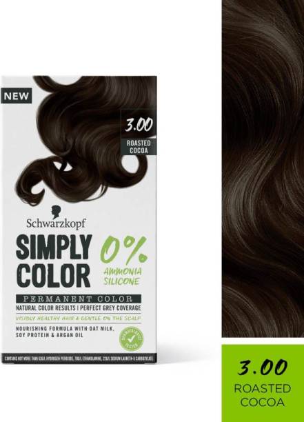 Schwarzkopf Simply Color Permanent Hair Colour , 3.00 Roasted Cocoa