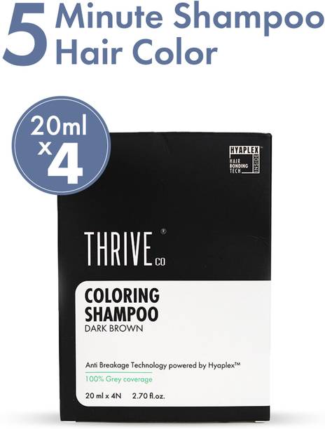 थ्राइवको Coloring Shampoo with Hyaplex™ for Rich, Shiny Colored Hair | Ammonia-Free हेयर कलर
