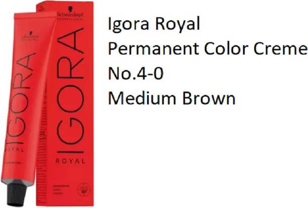 Schwarzkopf Professional Igora Royal Color Creme No.4-0 , Medium Brown