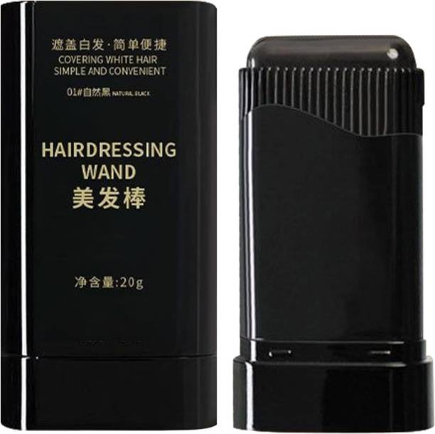 Lupica Hair Color Stick Safe and Convenient Comb Hair Dye , Black