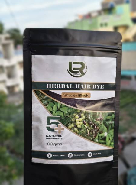 LR HERBALS HAIR DYE BLACK , BLACK