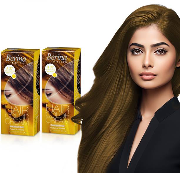 Berina Professional | Permanent Hair Color | 60gm | A37 Very Light Golden Blonde , Very Light Golden Blonde