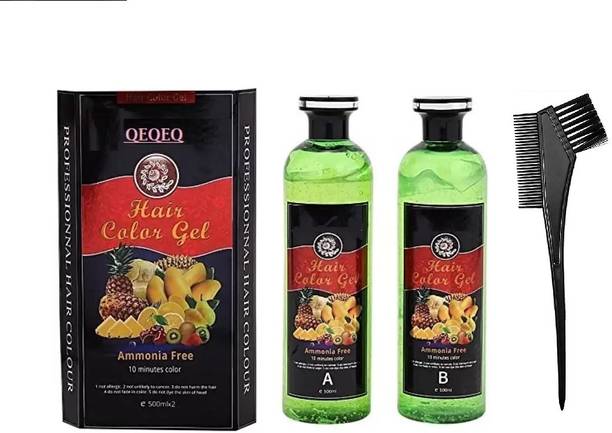 QEQEQ PROFESSIONAL BLACK HAIR COLOR , BLACK