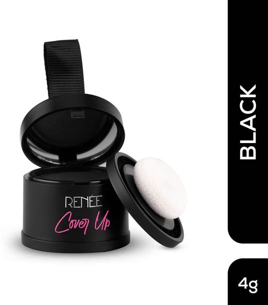 Renee Cover-Up Hair Powder, Helps Cover Grey Roots & Bald Spots Instantly Pigmented 4g , Black