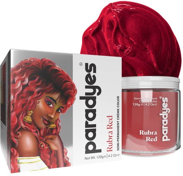 Paradyes Top-up Semi-permanent DIY Conditioner Based Hair Colour , Rubra Red