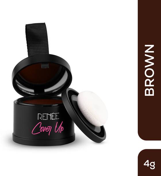 रिनी Cover Up Hair Powder, Helps Cover Grey Roots & Bald Spots Instantly Pigmented 4g हेयर कलर