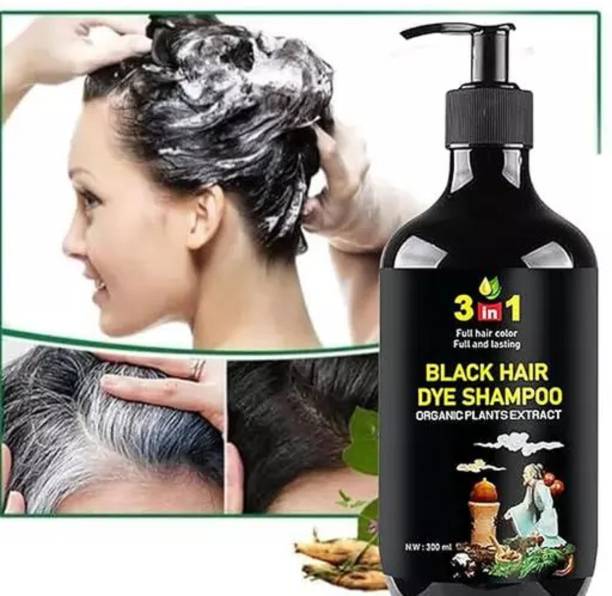 loviton rganic Shampoo 3 in 1 Hair Dye Instant Black Hair Shampoo for Women & Men , oriental black