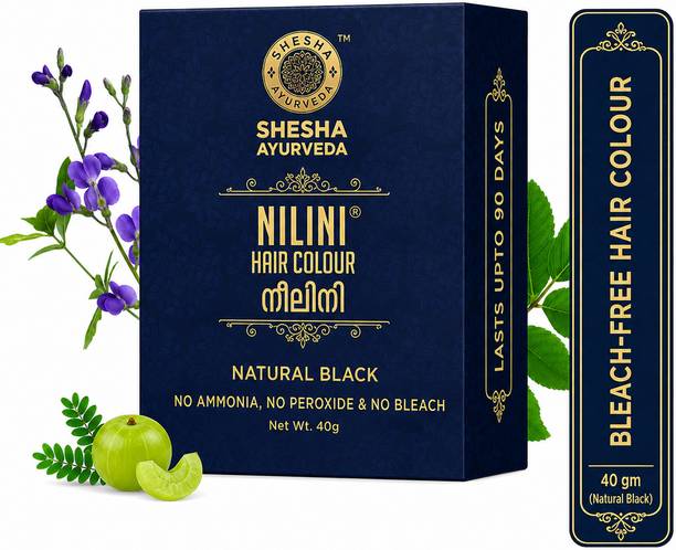 shesha ayurveda Nilini Hair Colour Natural , black