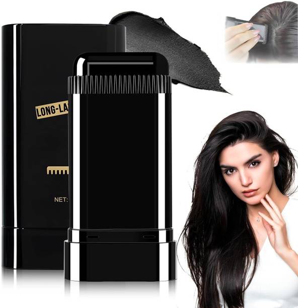 DHILO Instant Hair Color Stick Waterproof, Sweat-Proof-/ , Black