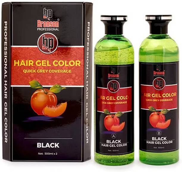Rawal bp bronson Fruit Vinegar Gel Hair Color Natural Hair Color Dye for Black Hair , black