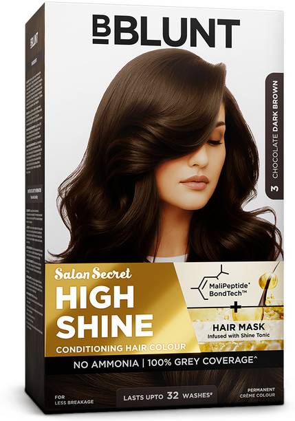 BBlunt Salon Secret High Shine Conditioning Hair Colour , Chocolate Dark Brown