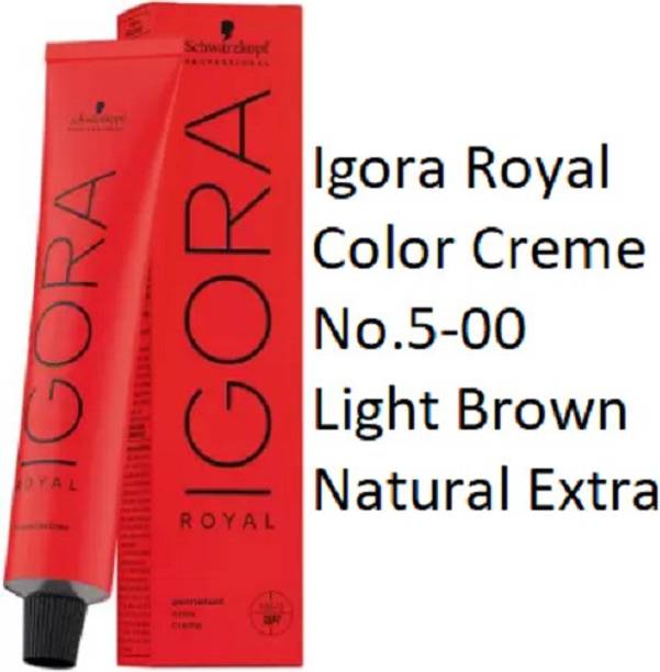 Schwarzkopf Professional Igora Royal Color Creme No.5-00 , Light Brown Natural Extra