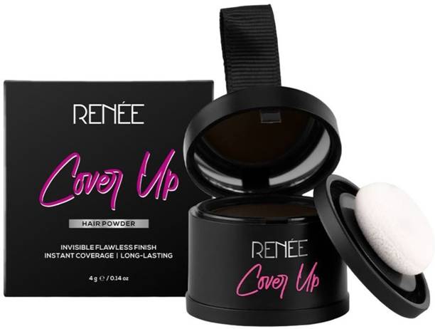 Renee Cover Up Hair Powder, Helps Cover Grey Roots & Bald Spots Instantly Pigmented 4g , Brown