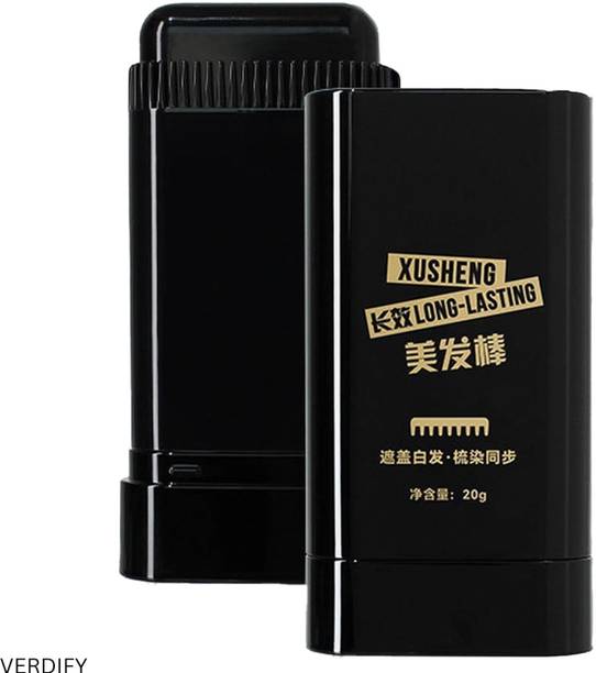 VERDIFY KOREAN Hair Color Stick( Instant Hair Dye)Waterproof and Sweat Proof , BLACK