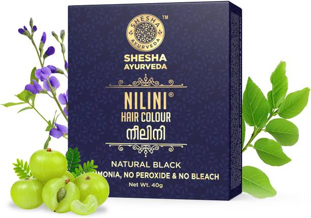 shesha ayurveda Ayurveda Nilini Hair Natural Black Colour , black