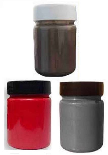 Luipui TEMPORARY HAIR COLOR WAX BROWN, RED, GRAY (COMBO PACK)-3 , MULTI COLOR