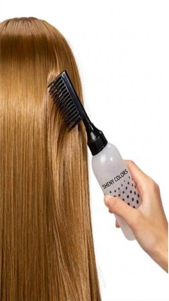SHENY COLORS Refillable Hair Oiling Bottle with Root Comb Applicator