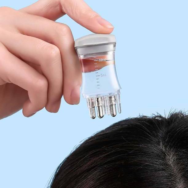 आराध्यम kyu Oil Bottle for Scalp with Comb Cap for Applying Hair Oil Shampoo
