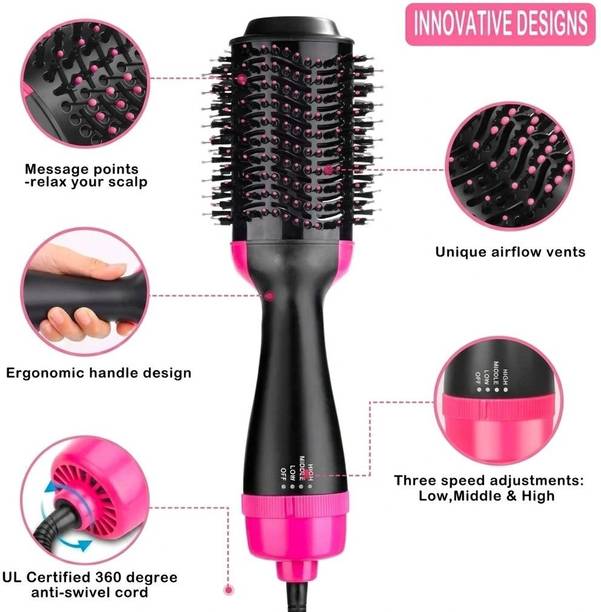 LIJONIMPEX Hot Air Brush Hair Dryer | Hair Styler, Straightener & Curler Hair Curler Hair Dryer