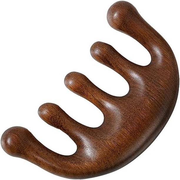 GOSK Enterprise Neem Wood Massager Comb: Natural Scalp Care & Hair Growth