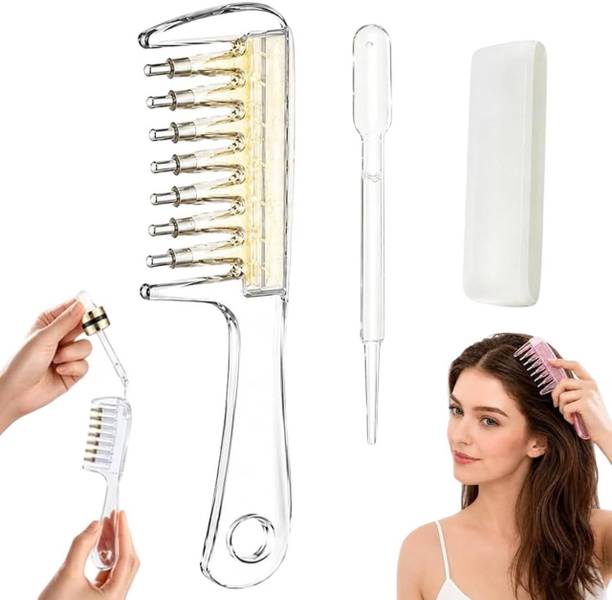 MCBAZEL Hair Oil Applicator Comb for Easy Scalp Massage and Even Oil Distribution