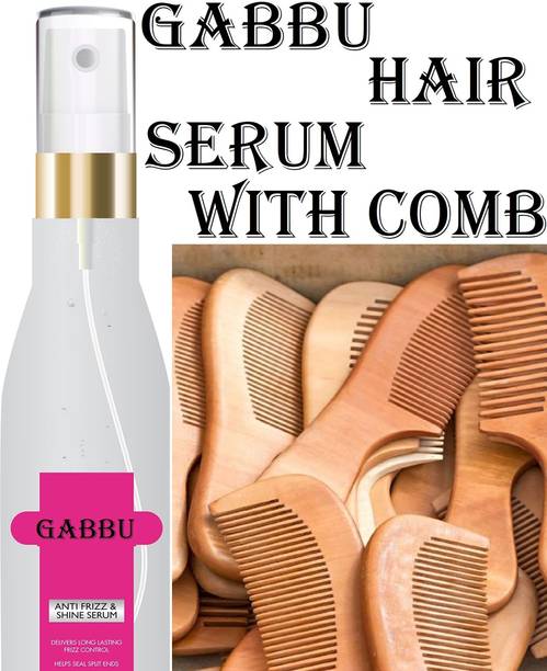 GABBU Hair Care Serum with Comb Applicator Bottle