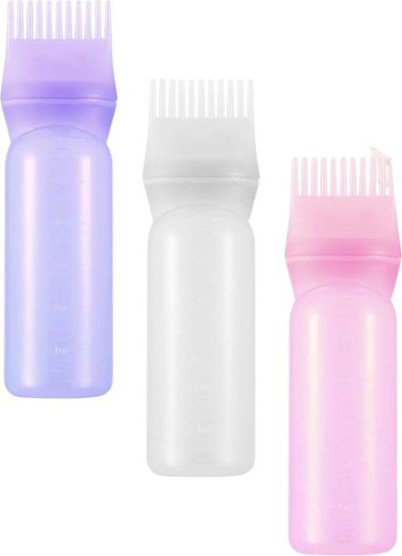 SHETRVR 180ML Hair Dye Applicator Bottle Refillable Hair Color Mixing Bottle
