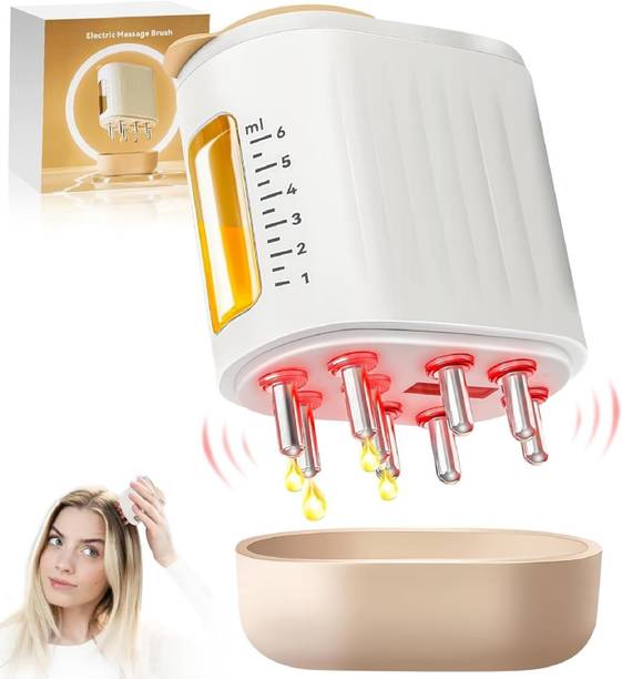 QUICKMOVE Smart Electric Scalp Massager and Hair Oil Applicator Red Light Therapy For Hair