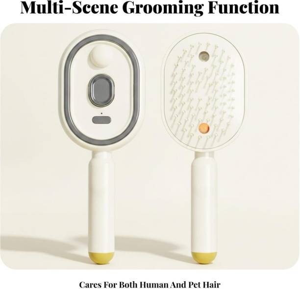 MISHTINCREATION Simply Straight Ceramic Hair Straightener Brush Electric Hair Styler
