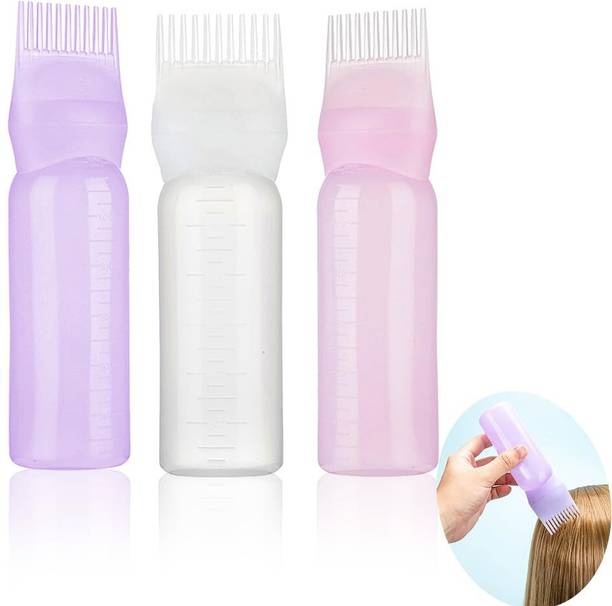 lais enterprises 3-Pack Hair Dye Applicator Bottle with Root Comb
