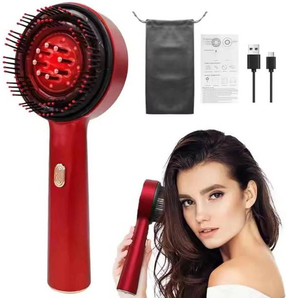 XENGVA Red Kneading Head Massage Brush Oil Applicator Hair Growth Scalp Massage Comb