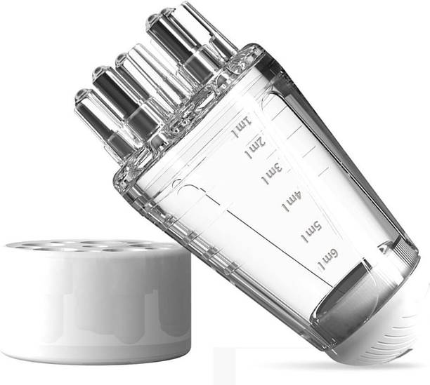 RUTPI VARIABLES Transparent Scalp Hair Oil Applicator Comb Bottle for Hair Serum