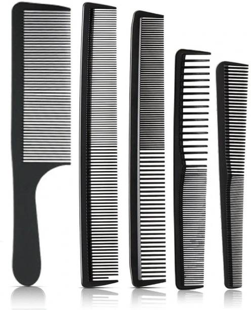Tifurko 5 Anti Static Heat Resistant Hair Cutting Styling Classic Combs