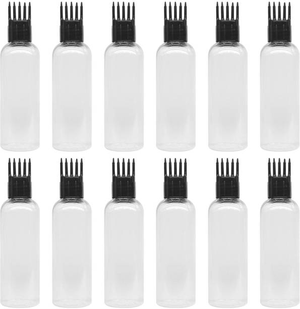 MISHI Hair Root Comb Applicator Bottle with Comb Cap for applying Hair Oil | Shampoo