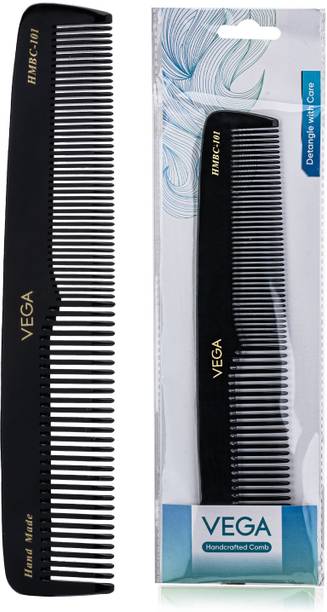 VEGA Handcrafted Graduated Dressing Comb Made with Cellulose Acetate (HMBC-101)