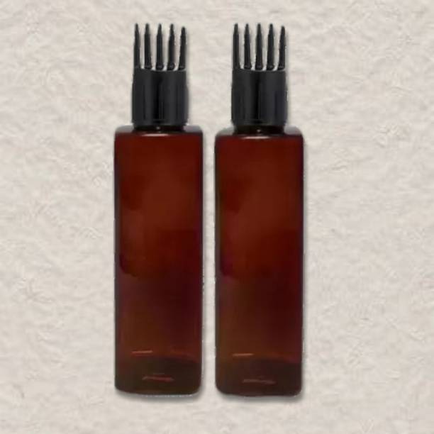 Asts Hair Root Applicator Bottle with Comb Cap For Applying Oil in Scalp