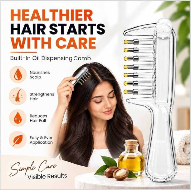 AARVI CREATION Hair Oil Applicator Comb