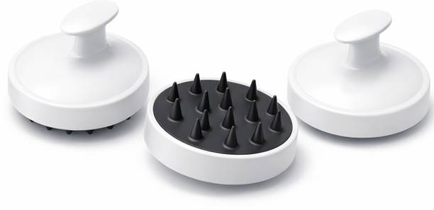 Veda Mania Soft Silicone Bristles for Dry Massage Oil & Shampoo Helps Stimulate