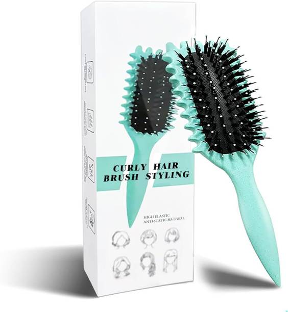 JIFFIX Curly Hair Brush Combing & Enhancing Natural Curls Suitable for All Hair Types