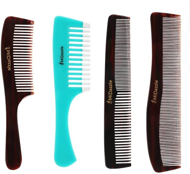 Midazzle Handmade and Ultima Hair Comb - Pack of 4