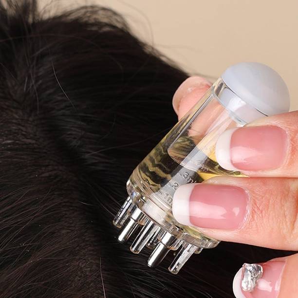 वियांशी Mini Portable hair oil applicator bottle Scalp Oil Applicator Combo