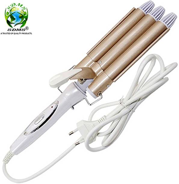 SDMS High Quality 45W Curling Iron Ceramic Triple Barrel Hair Styler Hair Curler
