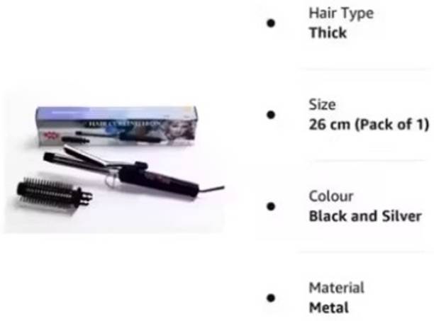 mahitek 471B Ceramic Curling Iron Rod Easy Use Hair Curler Hair Curler