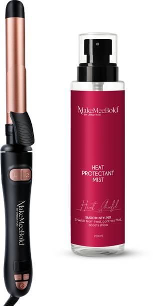 माकेमीबोल्ड Combo of Rotating Hair Curler & Heat Protectant Spray हेयर कर्लर