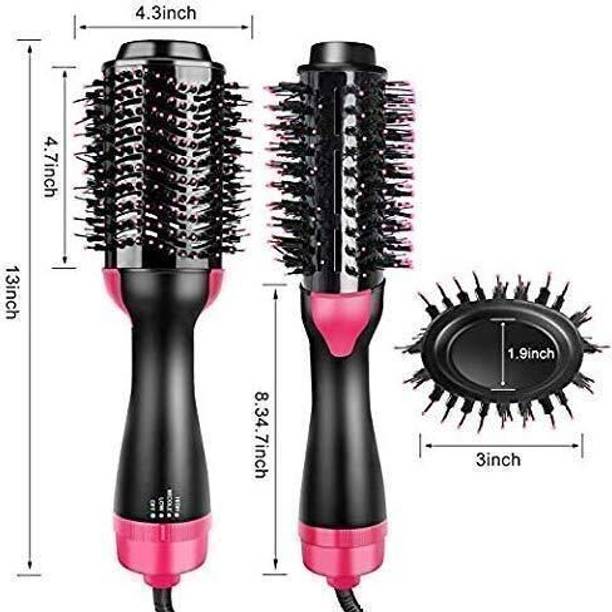 WAIRIT Hair Dryer Brush – Hot Air Styler for Blow Drying, Straightening, Curling W186 Hair Curler