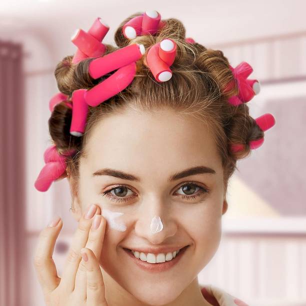 MYYNTI Hair Curlers Spiral Curls No Heat Wave Hair Curlers Styling Kit Flexible for Extra Long Hair Most Kinds of Hairstyles for Home Use Multicolor 12_peices Hair Curler