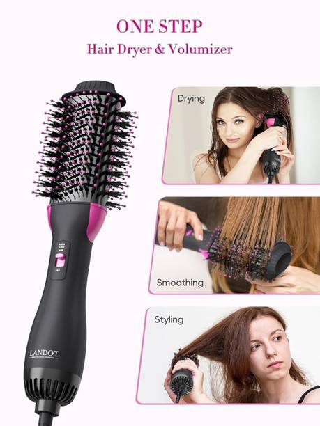 NIMYANK 3IN1 Hair Straightener, Hair Curling, Hair Dryer, On Step Hair Dryer NI27 Hair Dryer