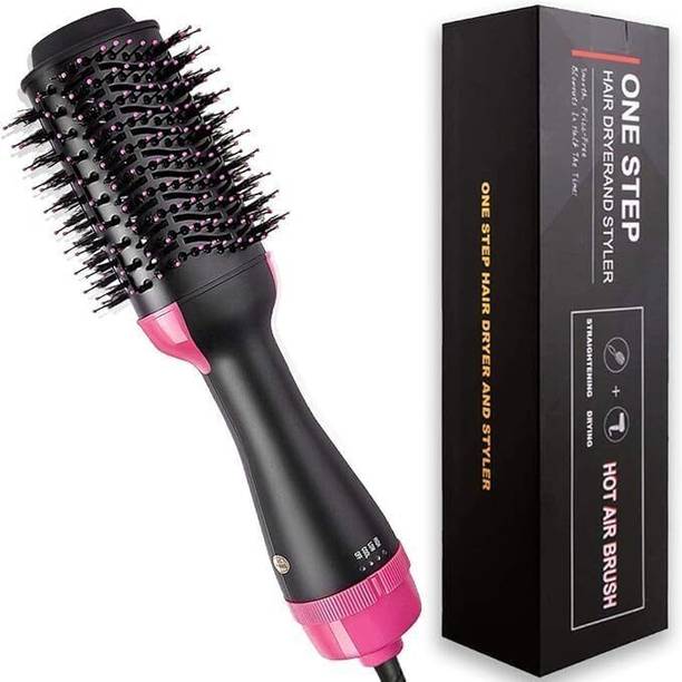 WAIRIT Hair Dryer Brush – Hot Air Styler for Blow Drying, Straightening, Curling W413 Hair Curler