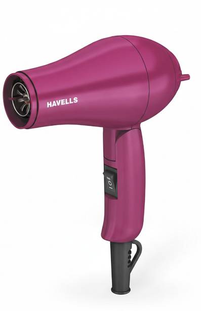 HAVELLS HD1810 Without Nozzle 1000W Foldable Hair Dryer, 2Heat Settings, Heat Balance Hair Dryer