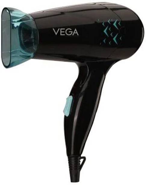 VEGA Glow Glam VHDH-26 with 2 Heat/Speed Settings and Detachable Nozzle Hair Dryer